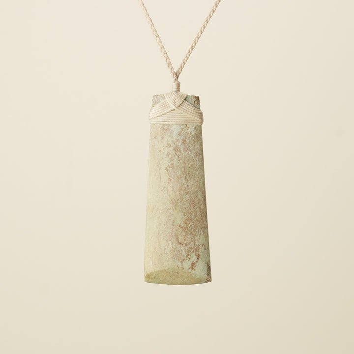 Toki – Raukaraka Pounamu Extra Large Pendant