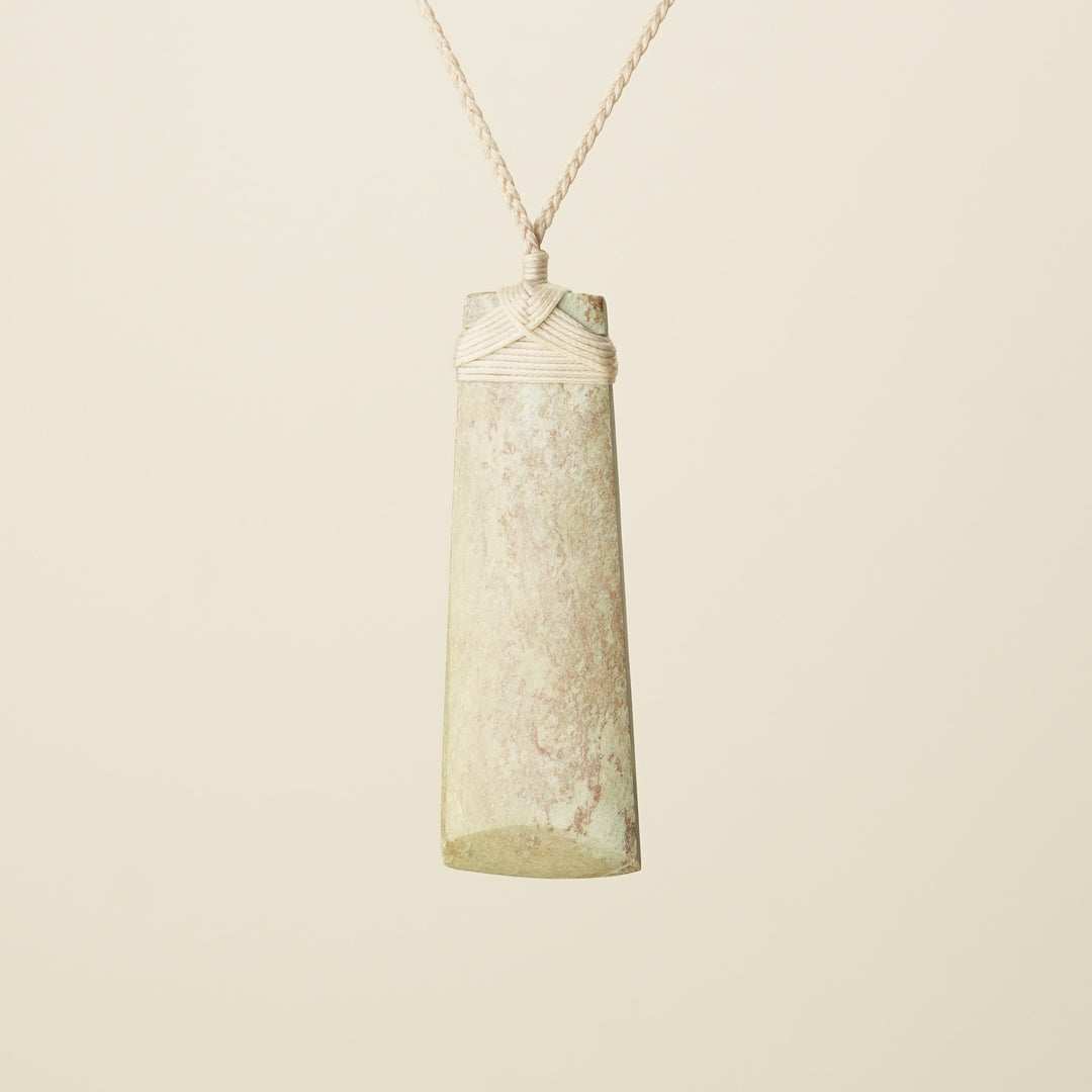 Toki – Raukaraka Pounamu Extra Large Pendant