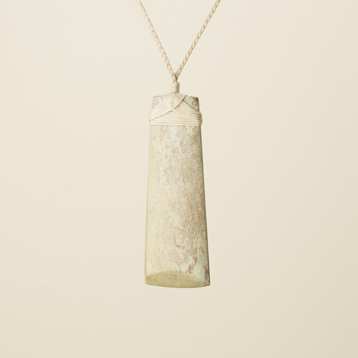 Toki – Raukaraka Pounamu Extra Large Pendant