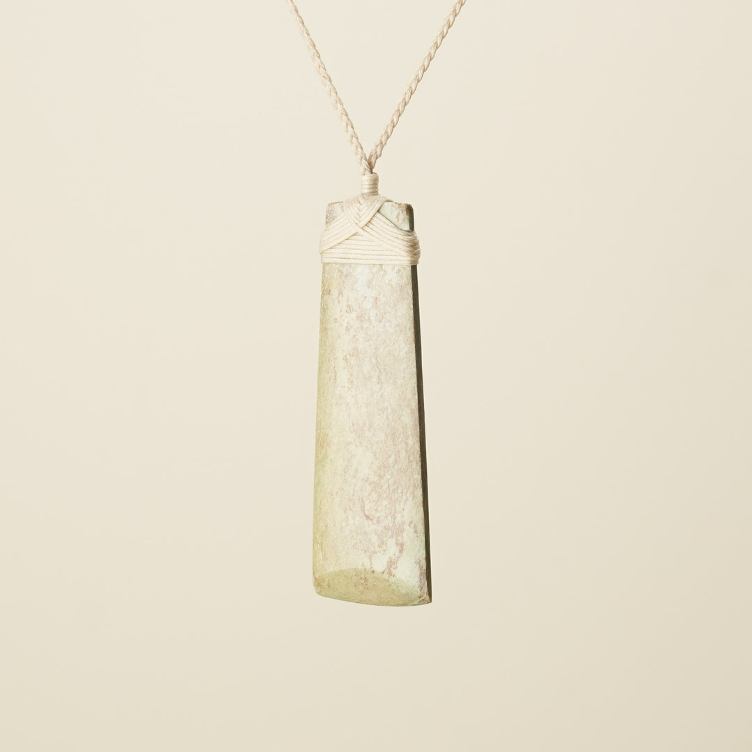 Toki – Raukaraka Pounamu Extra Large Pendant