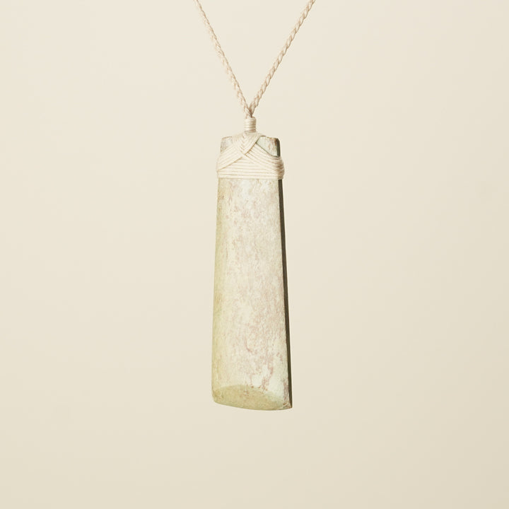 Toki – Raukaraka Pounamu Extra Large Pendant