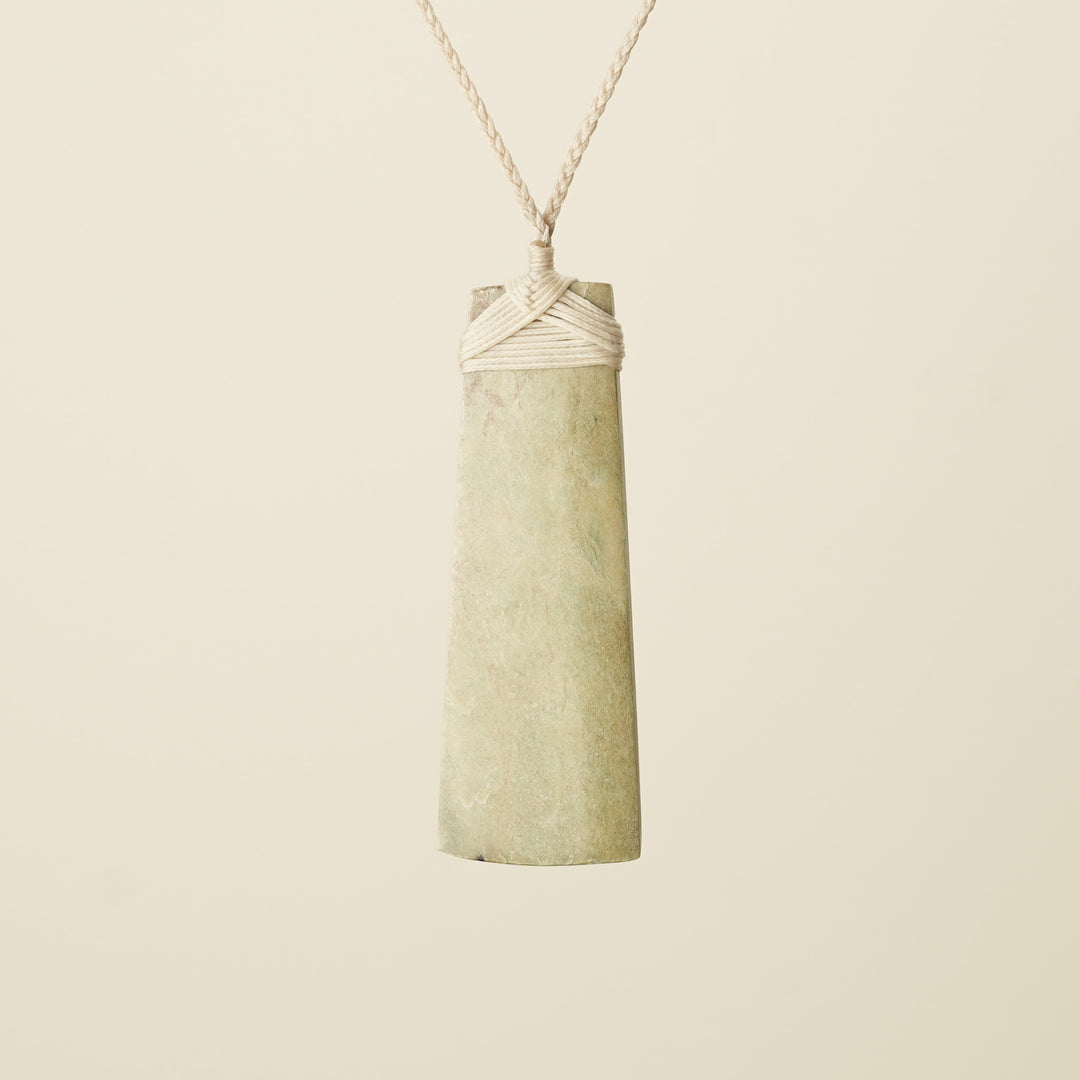 Toki – Raukaraka Pounamu Extra Large Pendant