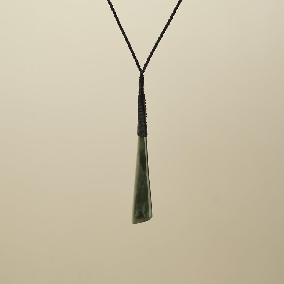 Toki Angled Large Pounamu Pendant