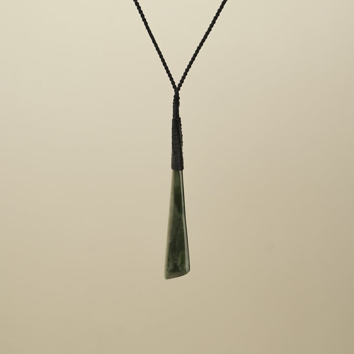 Toki Angled Large Pounamu Pendant