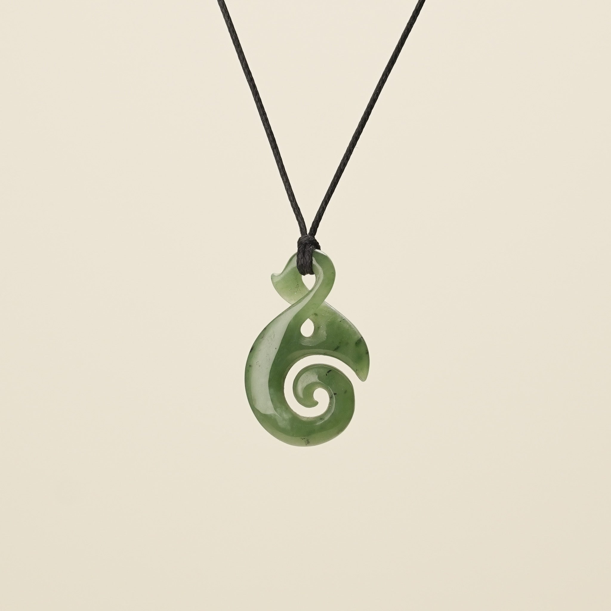 Pikopiko Pikorua Pendant | Buy Koru Pounamu | Arrowtown Stonework