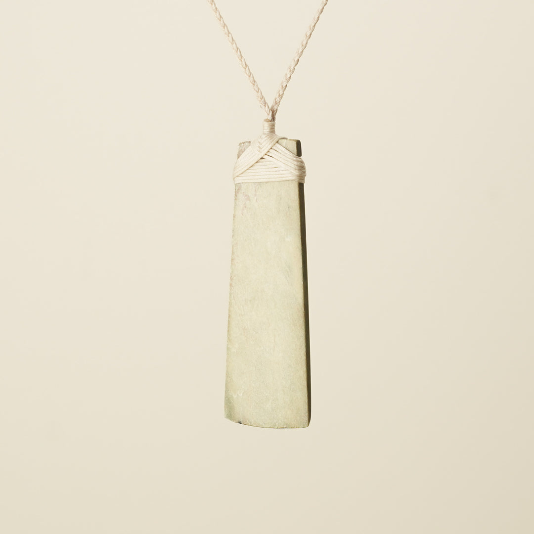 Toki – Raukaraka Pounamu Extra Large Pendant