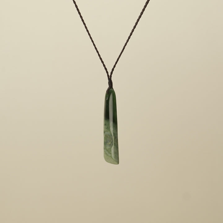 Pounamu Toki Koru Medium Pendant