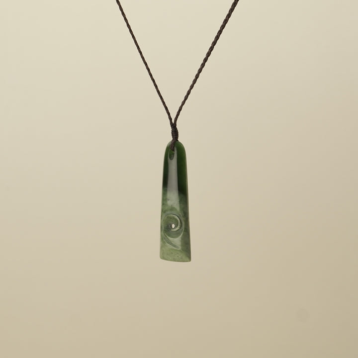 Pounamu Toki Koru Medium Pendant
