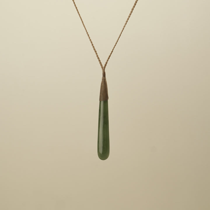Roimata Medium Pounamu Pendant