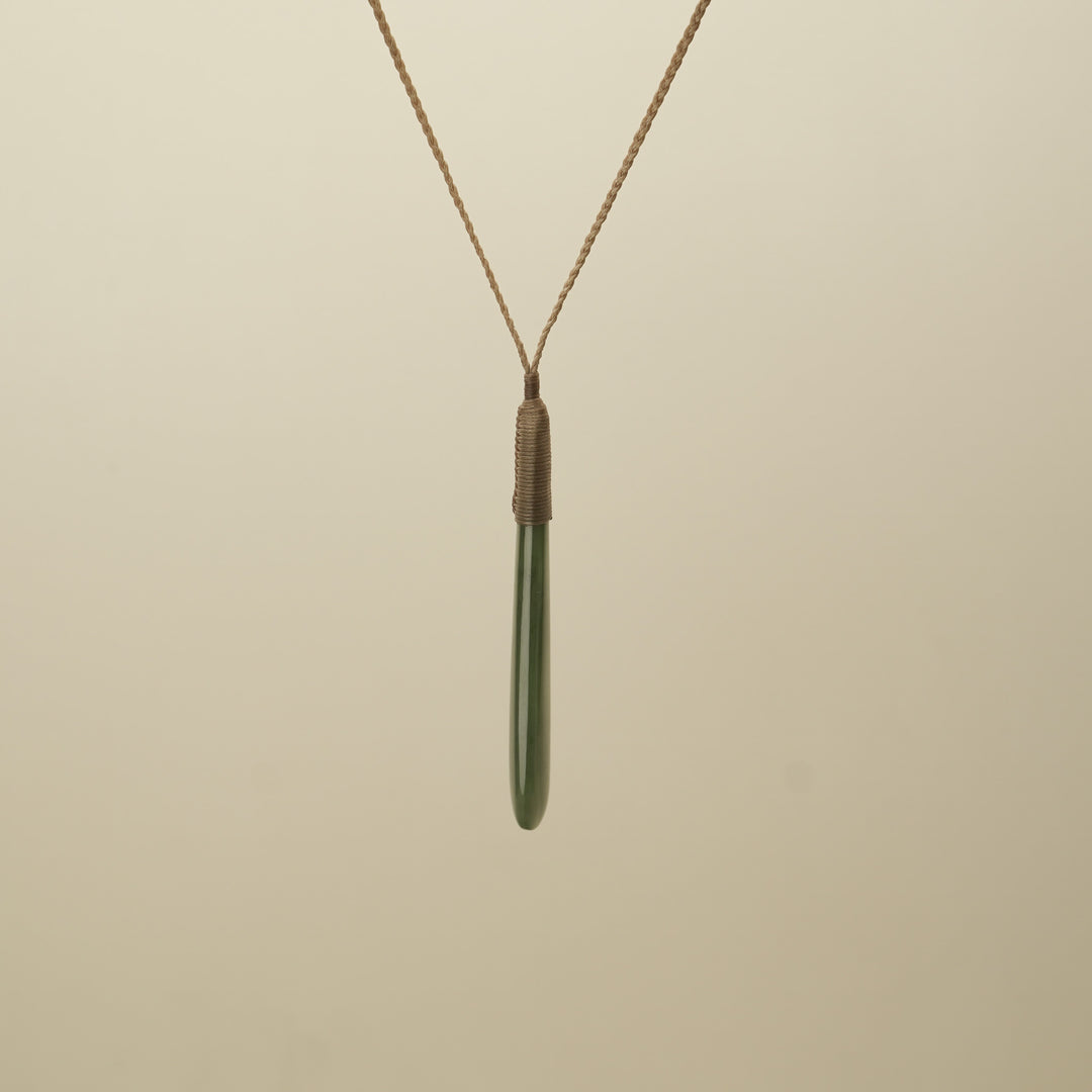 Roimata Medium Pounamu Pendant