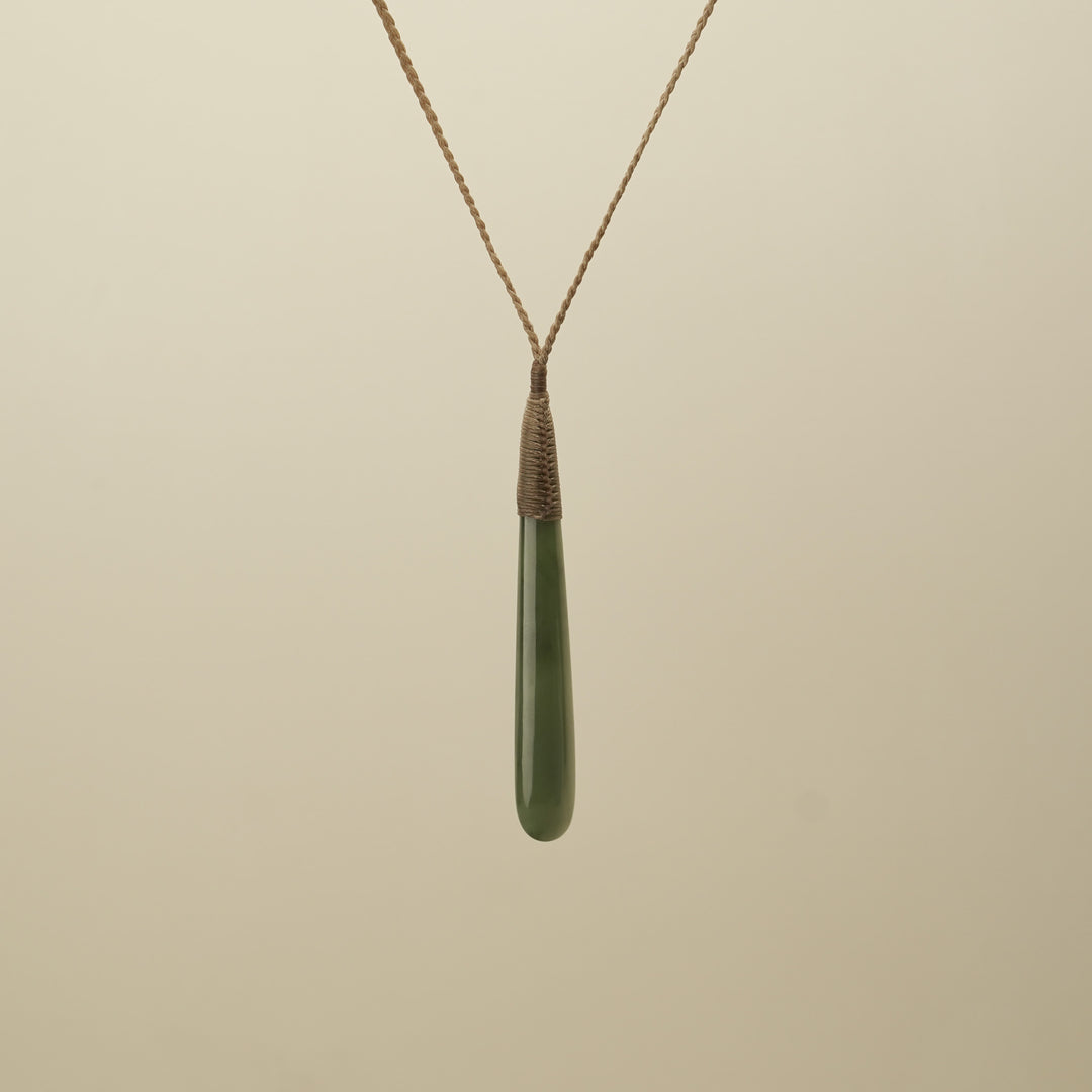Roimata Medium Pounamu Pendant