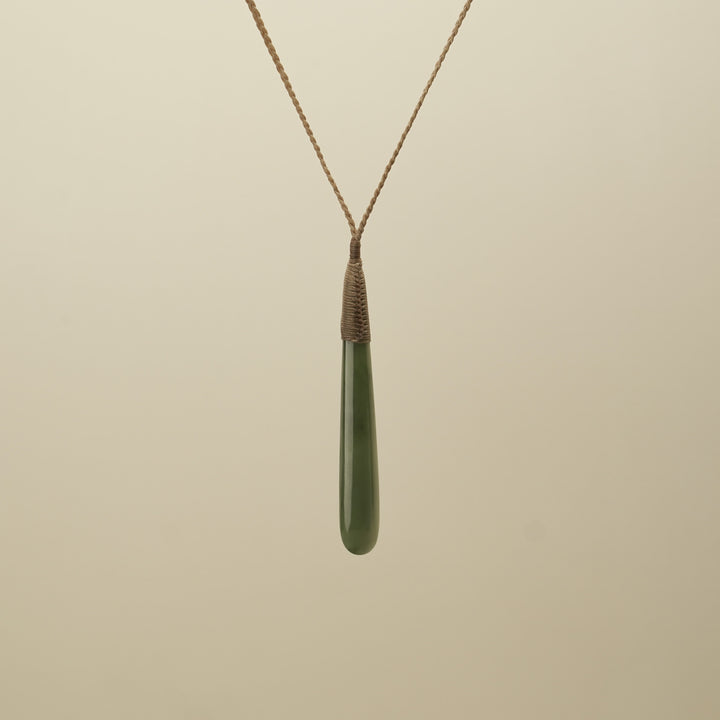 Roimata Medium Pounamu Pendant