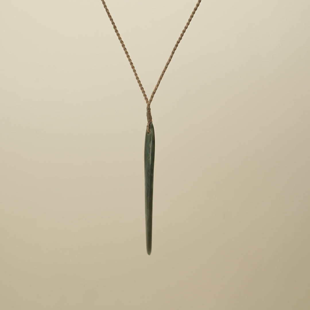 Niho Large Pounamu Pendant
