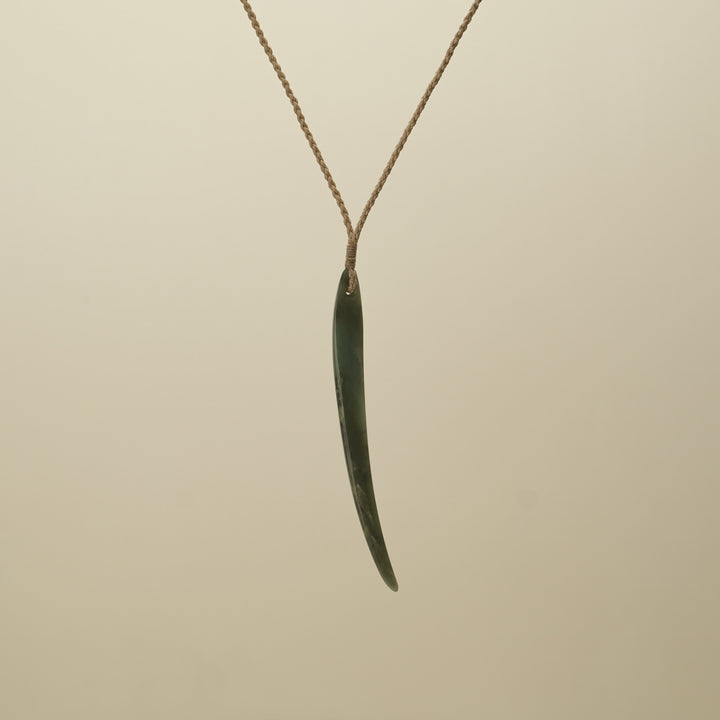 Niho Large Pounamu Pendant