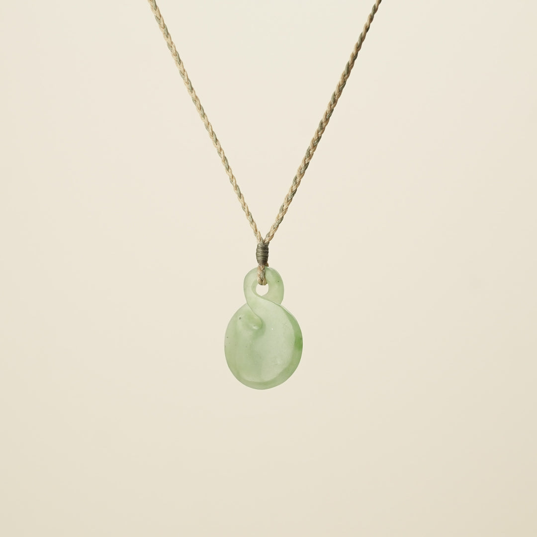 Pikorua Greenstone Small – Pendant