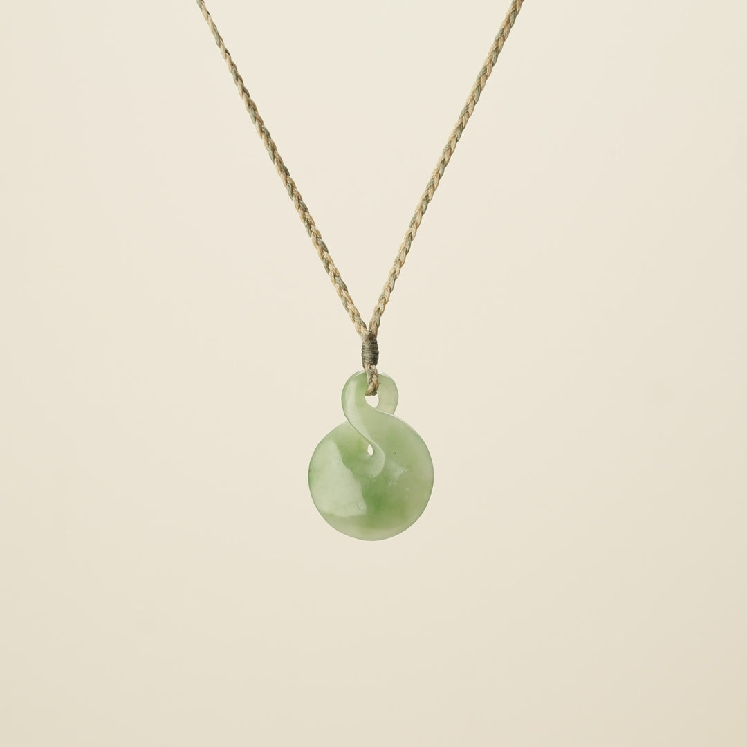Pikorua Greenstone Small – Pendant