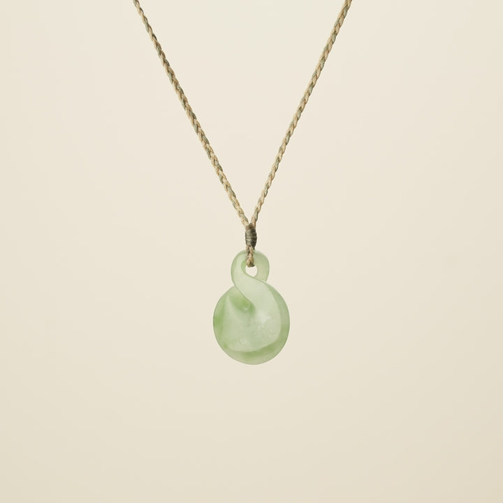 Pikorua Greenstone Small – Pendant