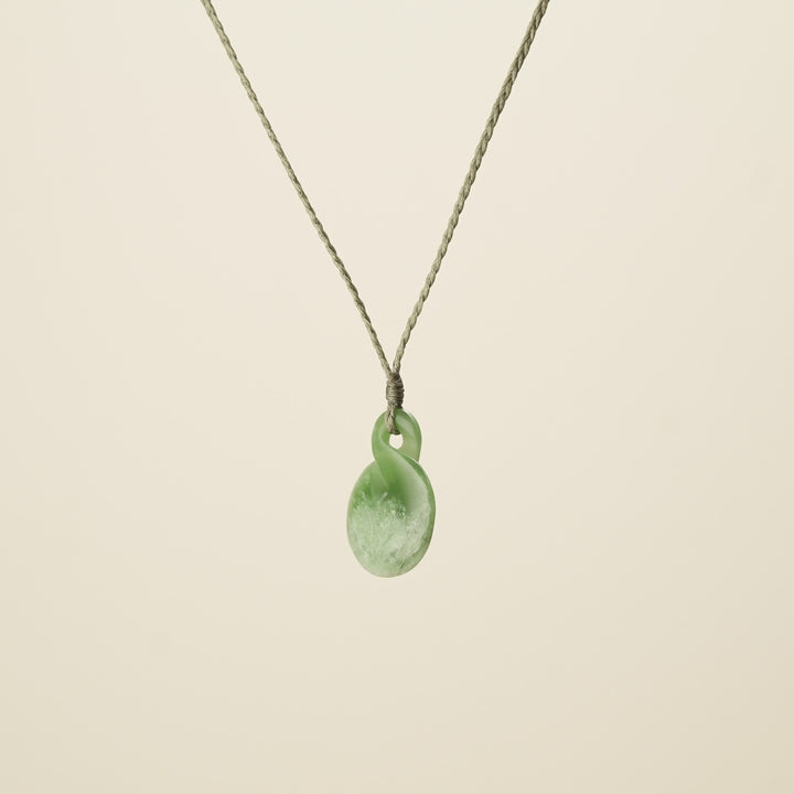 Pikorua Greenstone Small – Pendant