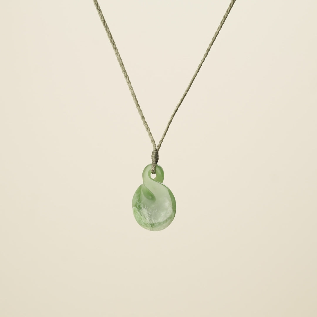 Pikorua Greenstone Small – Pendant