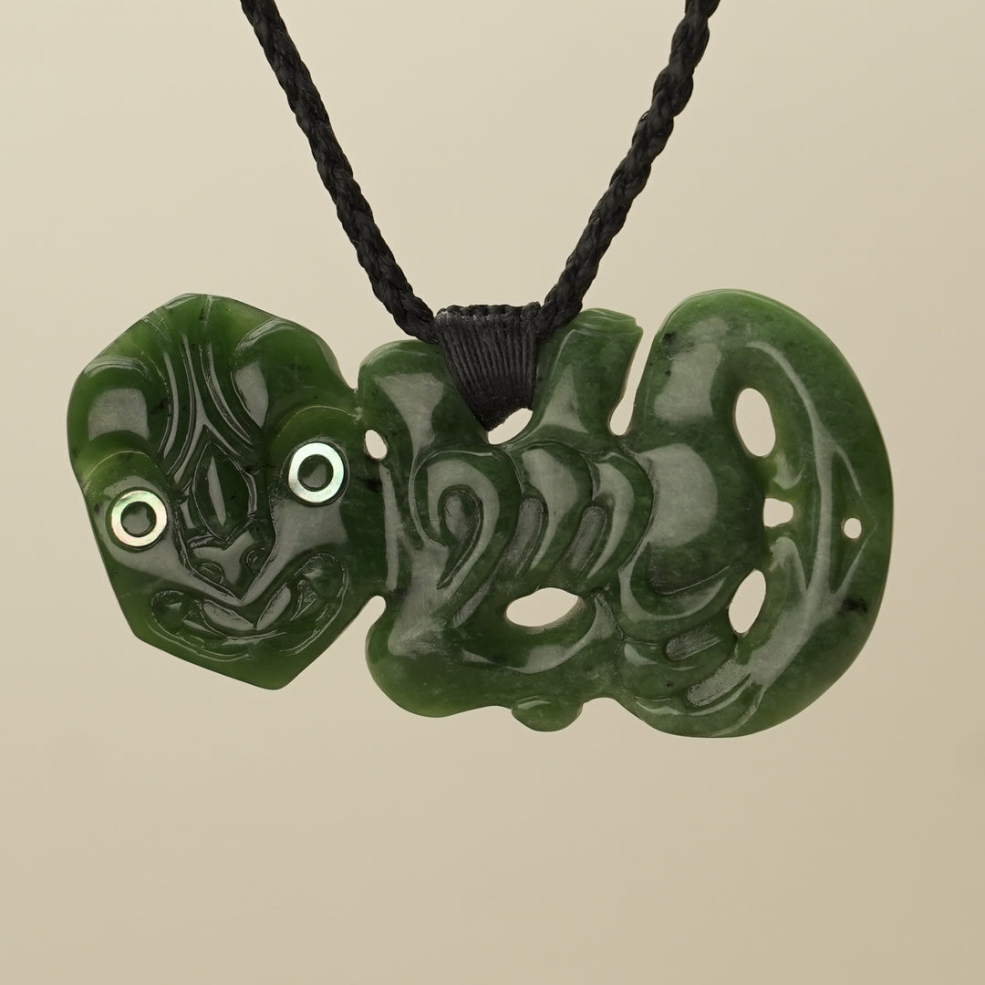 Hei Tiki Pounamu Large Pendant