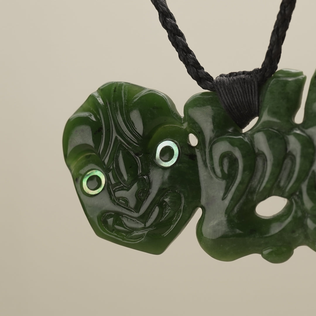 Hei Tiki Pounamu Large Pendant