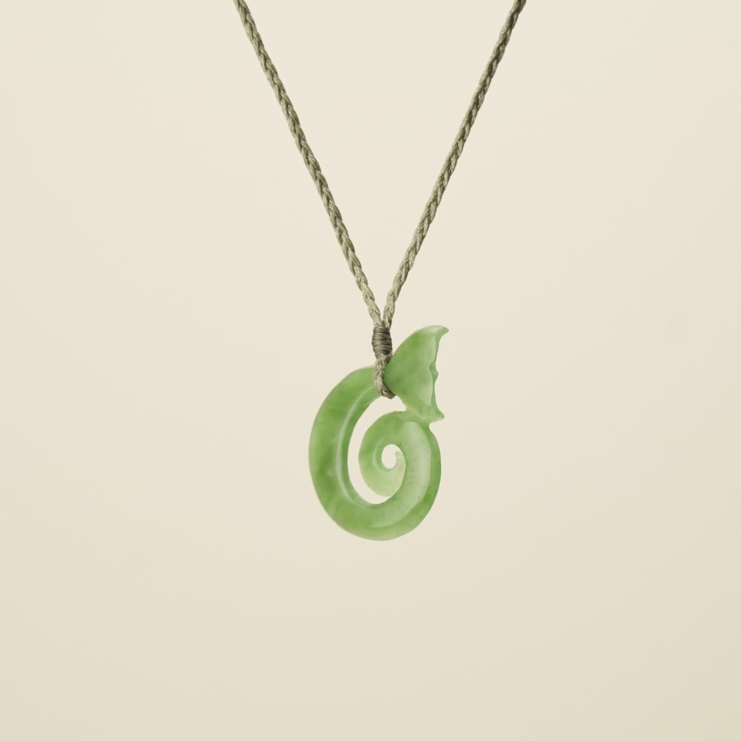 Koru Whale's Tail Large, Khaki Binding