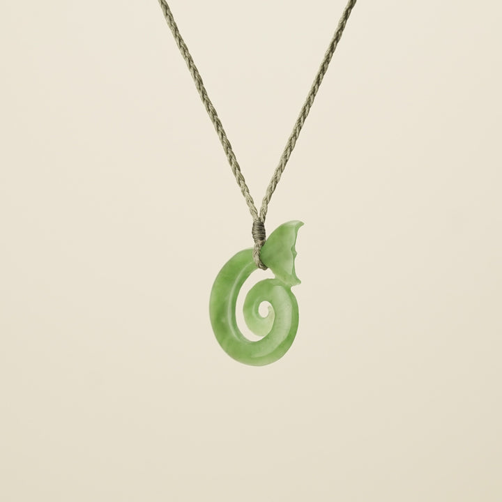 Koru Whale's Tail Large, Khaki Binding