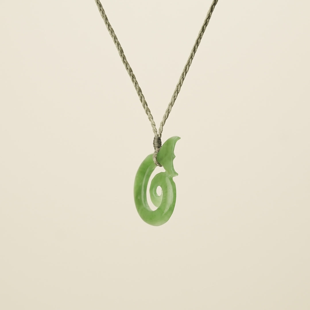 Koru Whale's Tail Large, Khaki Binding