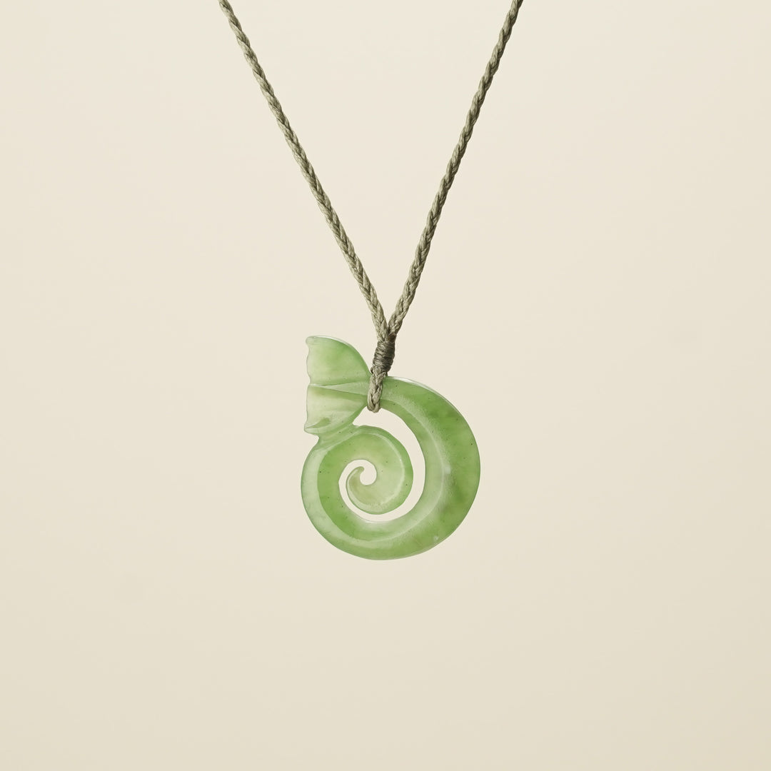 Koru Whale's Tail Large, Khaki Binding