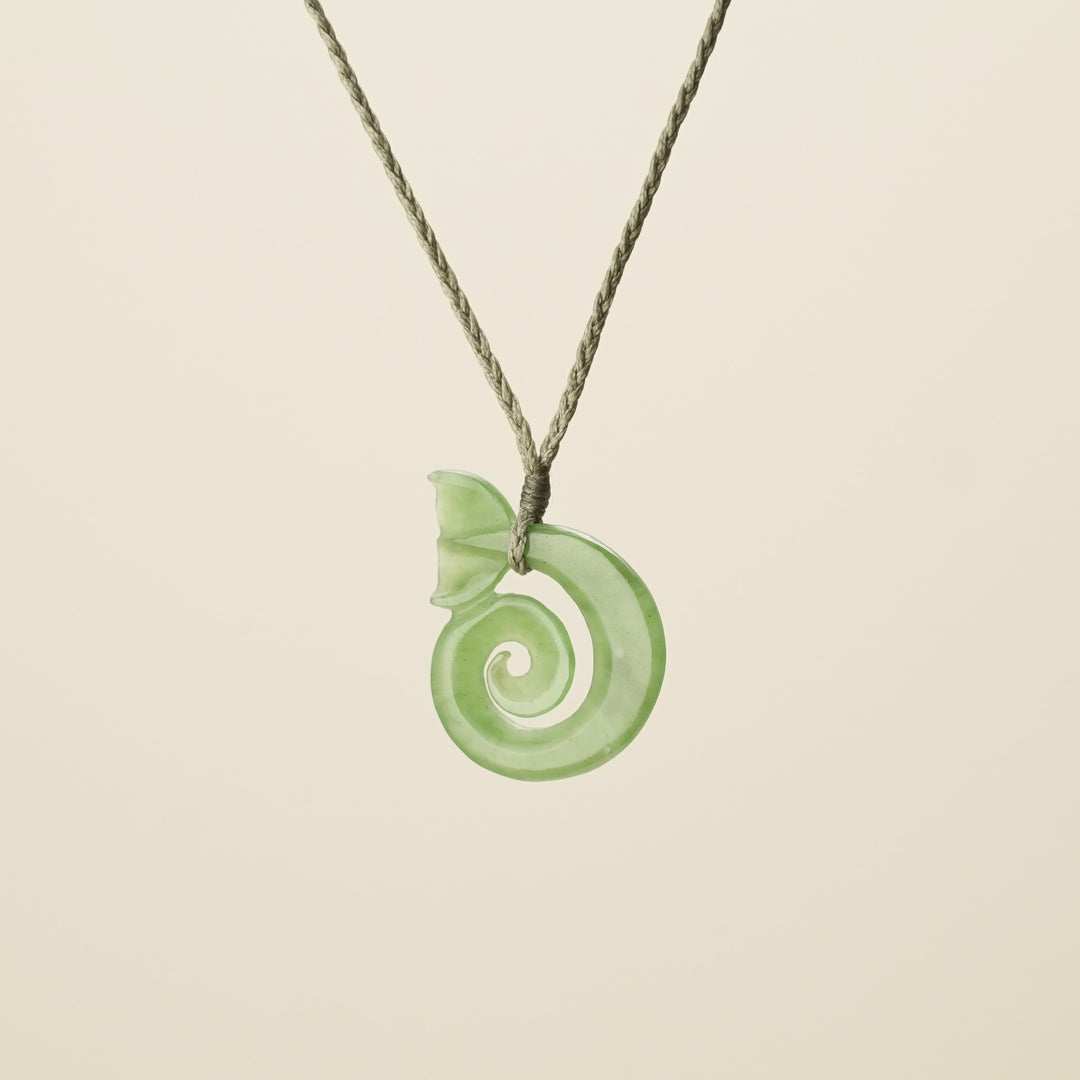 Koru Whale's Tail Large, Khaki Binding