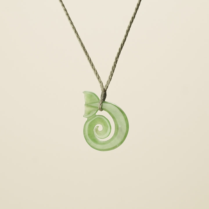 Koru Whale's Tail Large, Khaki Binding