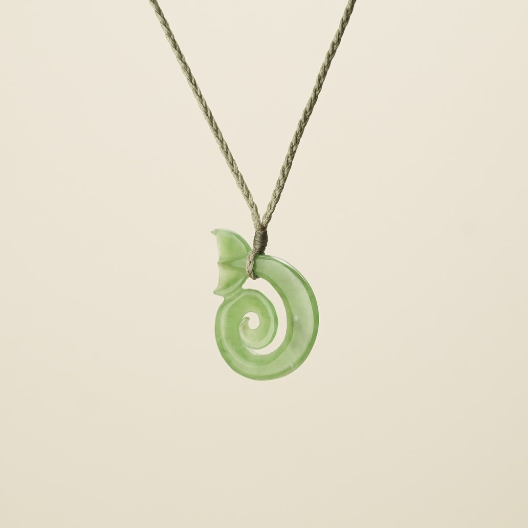 Koru Whale's Tail Large, Khaki Binding