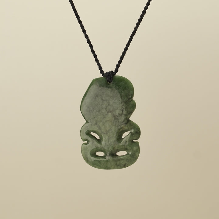 Hei Tiki Kahurangi Pounamu Large Pendant