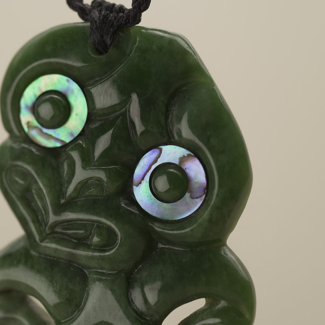 Hei Tiki Kahurangi Pounamu Large Pendant