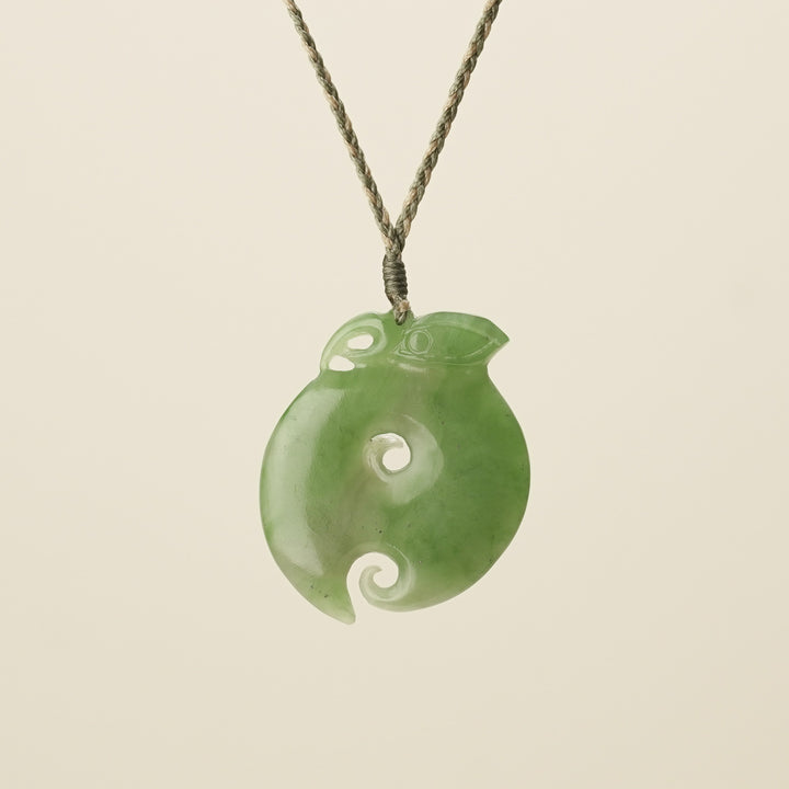 Manaia Koru Pounamu – Large Pendant