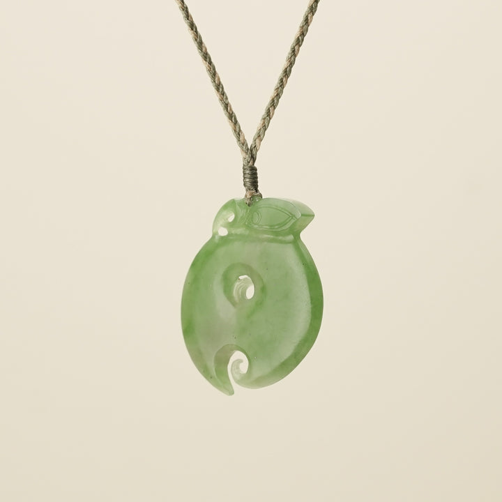 Manaia Koru Pounamu – Large Pendant