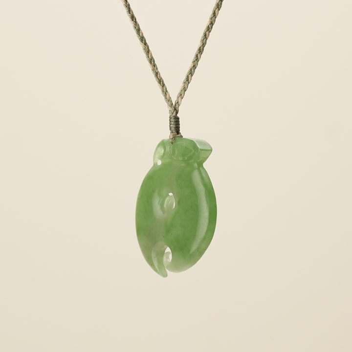 Manaia Koru Pounamu – Large Pendant