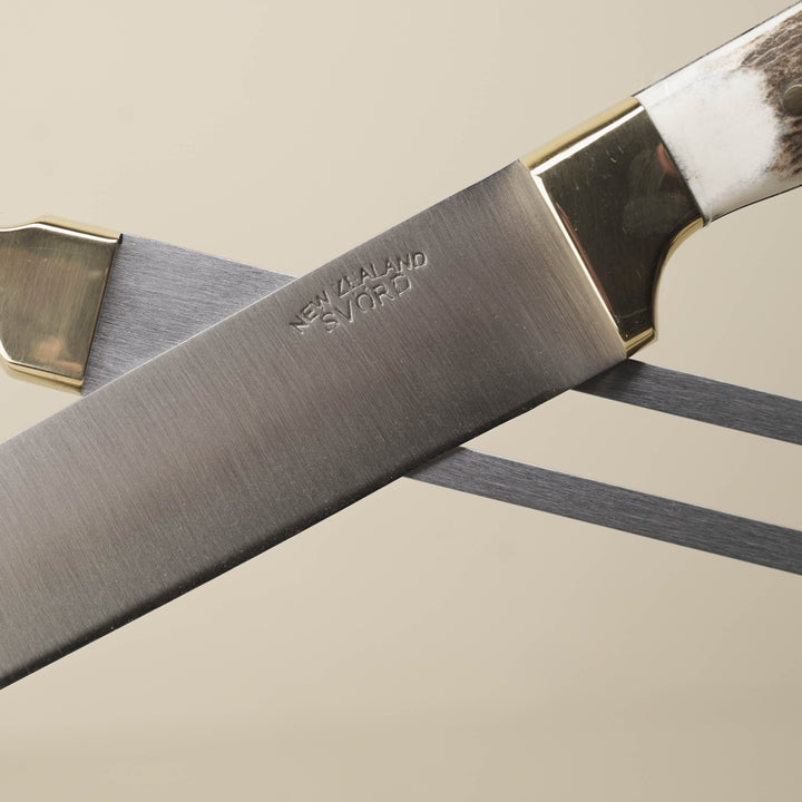 Svord Carving Set: Knife & Fork NZ Stag Antler
