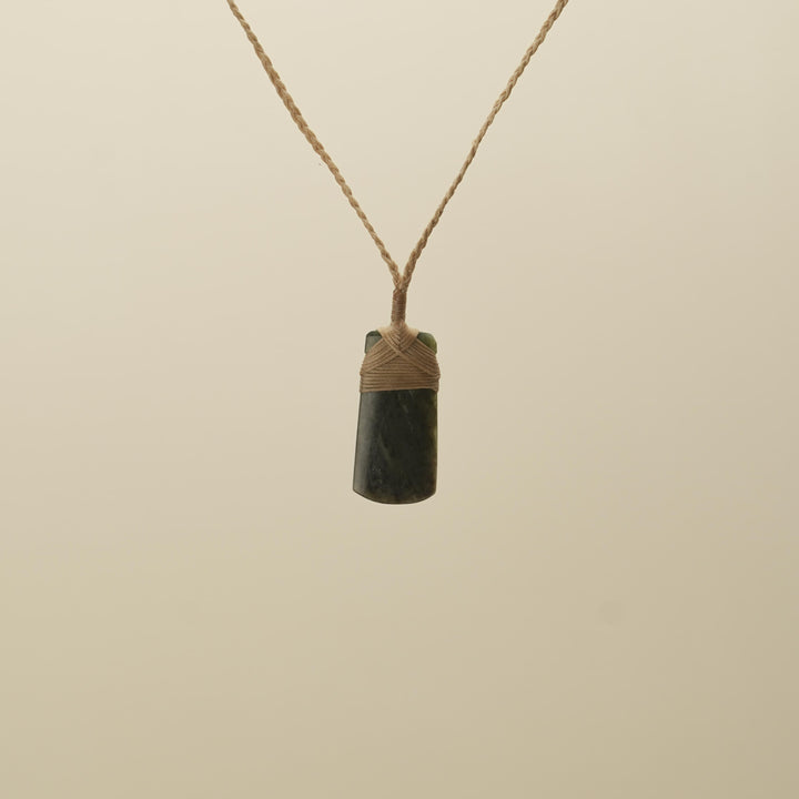 Tangiwai Toki Small Pounamu Pendant