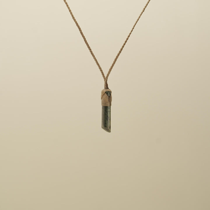 Tangiwai Toki Small Pounamu Pendant