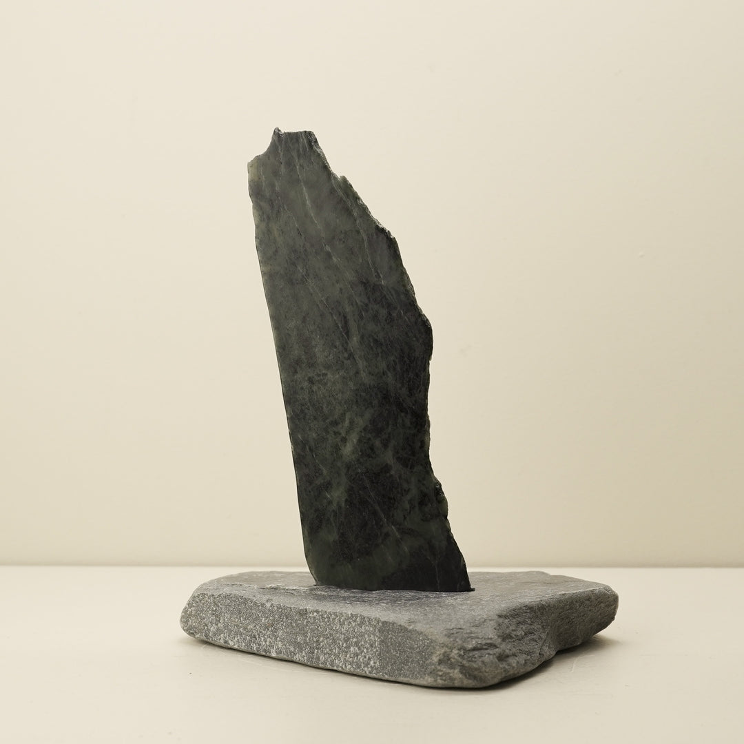 Huruwhenua Pounamu Fern Sculpture – New Beginnings