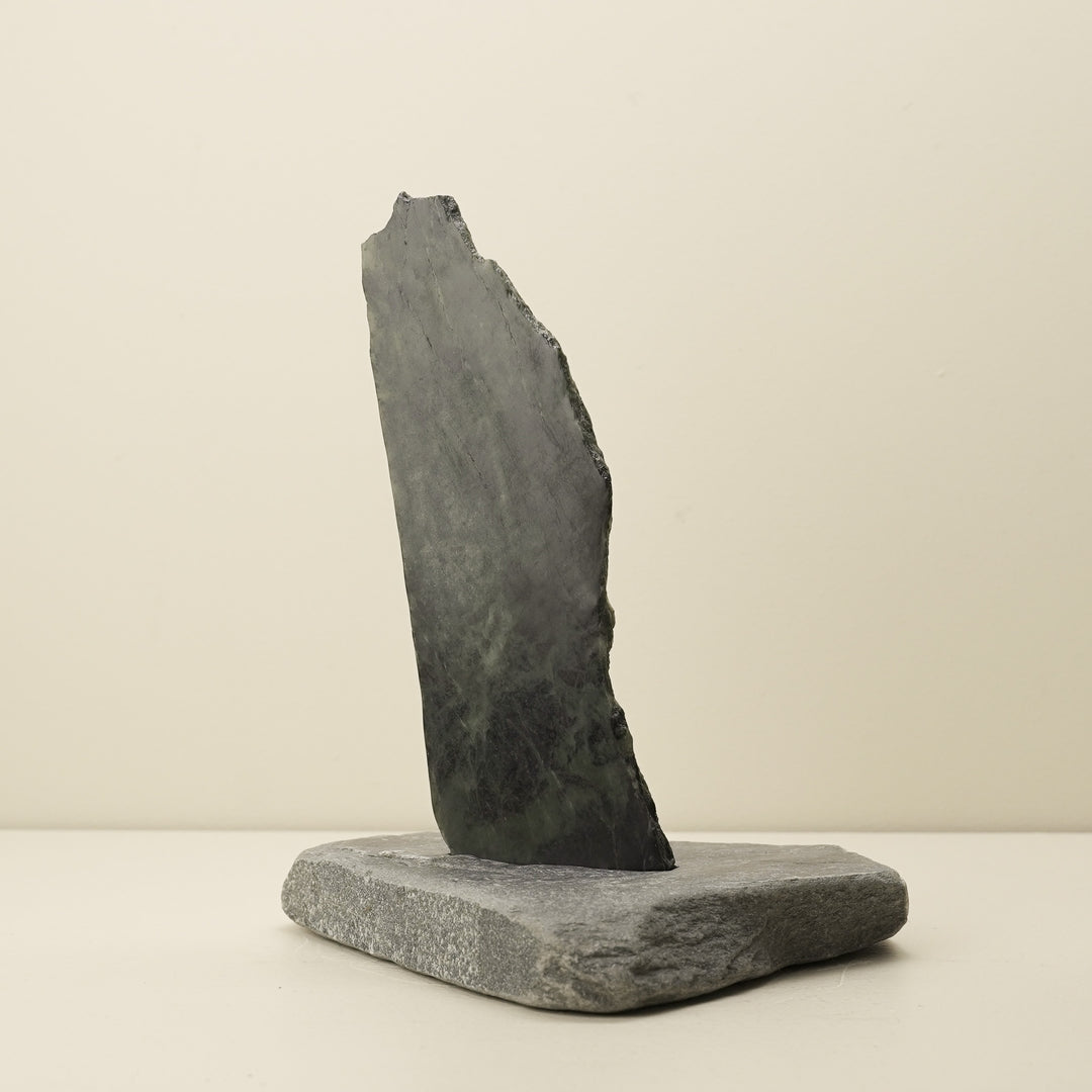 Huruwhenua Pounamu Fern Sculpture – New Beginnings