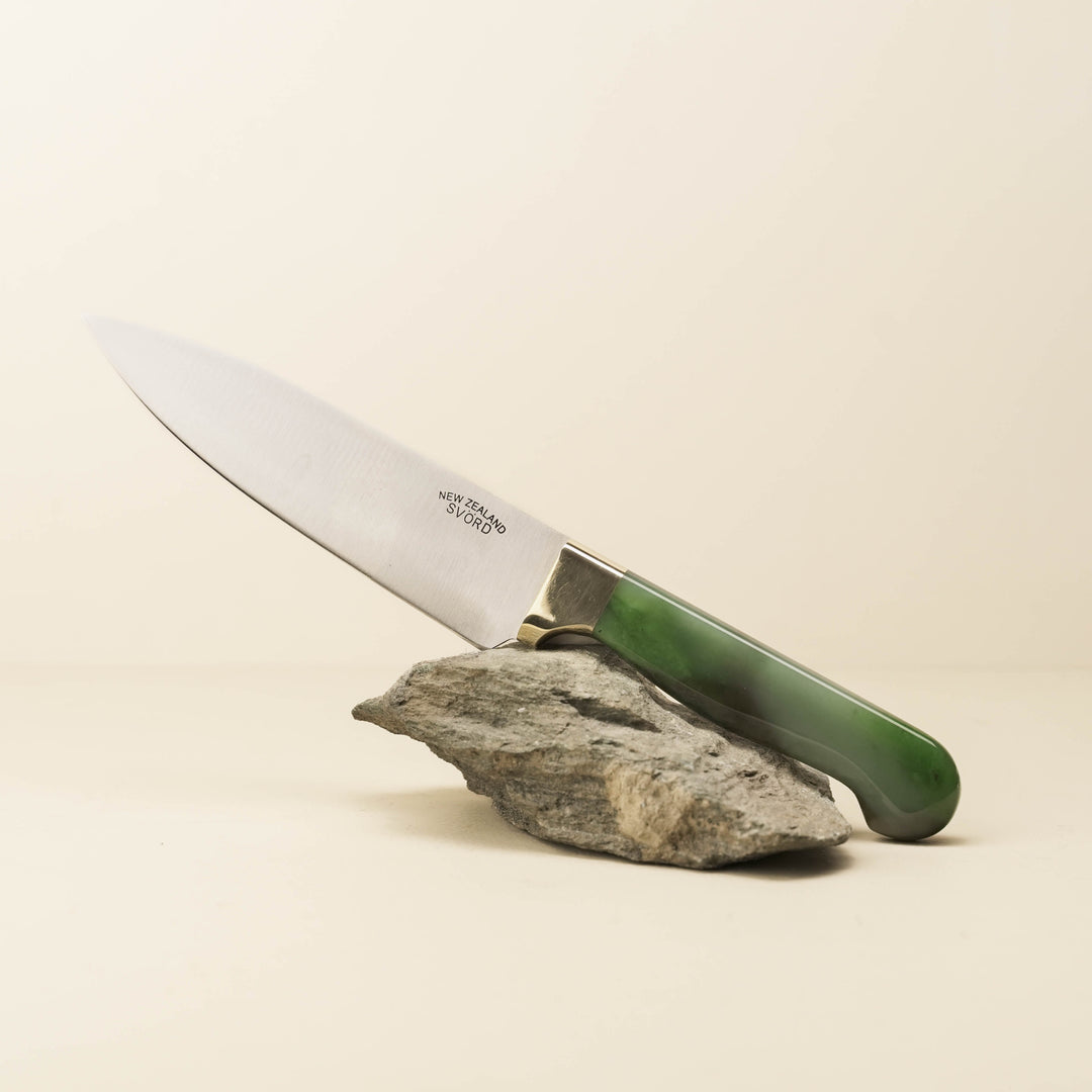 Pounamu French Cook's Knife: Svord Carbon Blade, 16.5cm