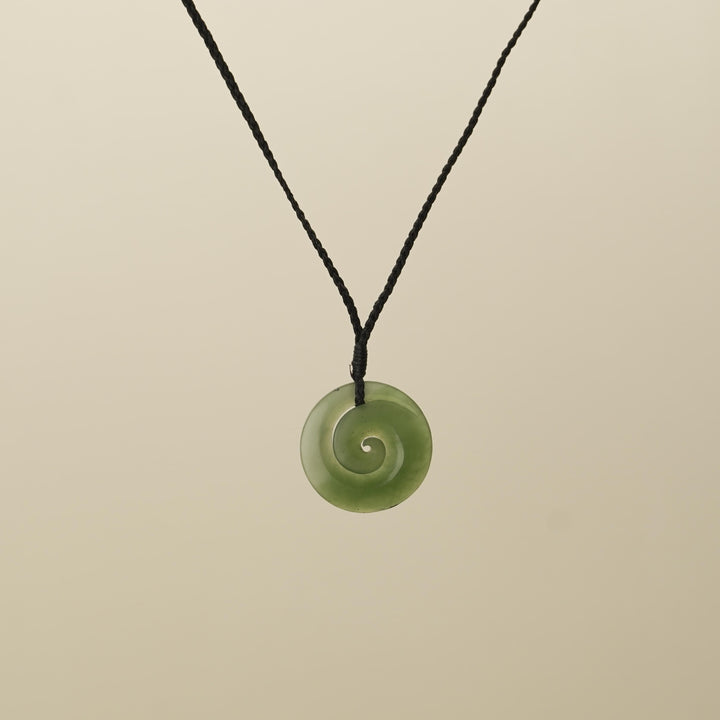 Inanga Small/Medium Koru Pounamu Pendant