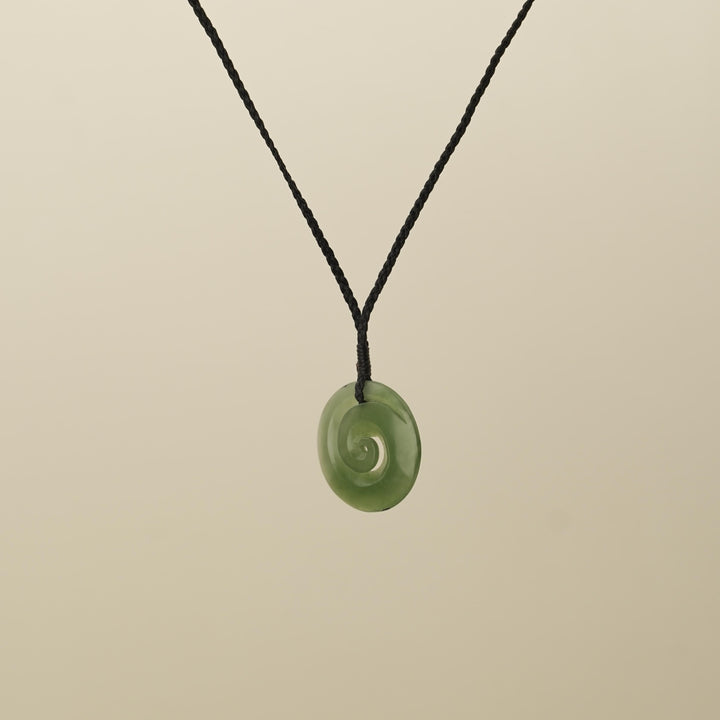 Inanga Small/Medium Koru Pounamu Pendant