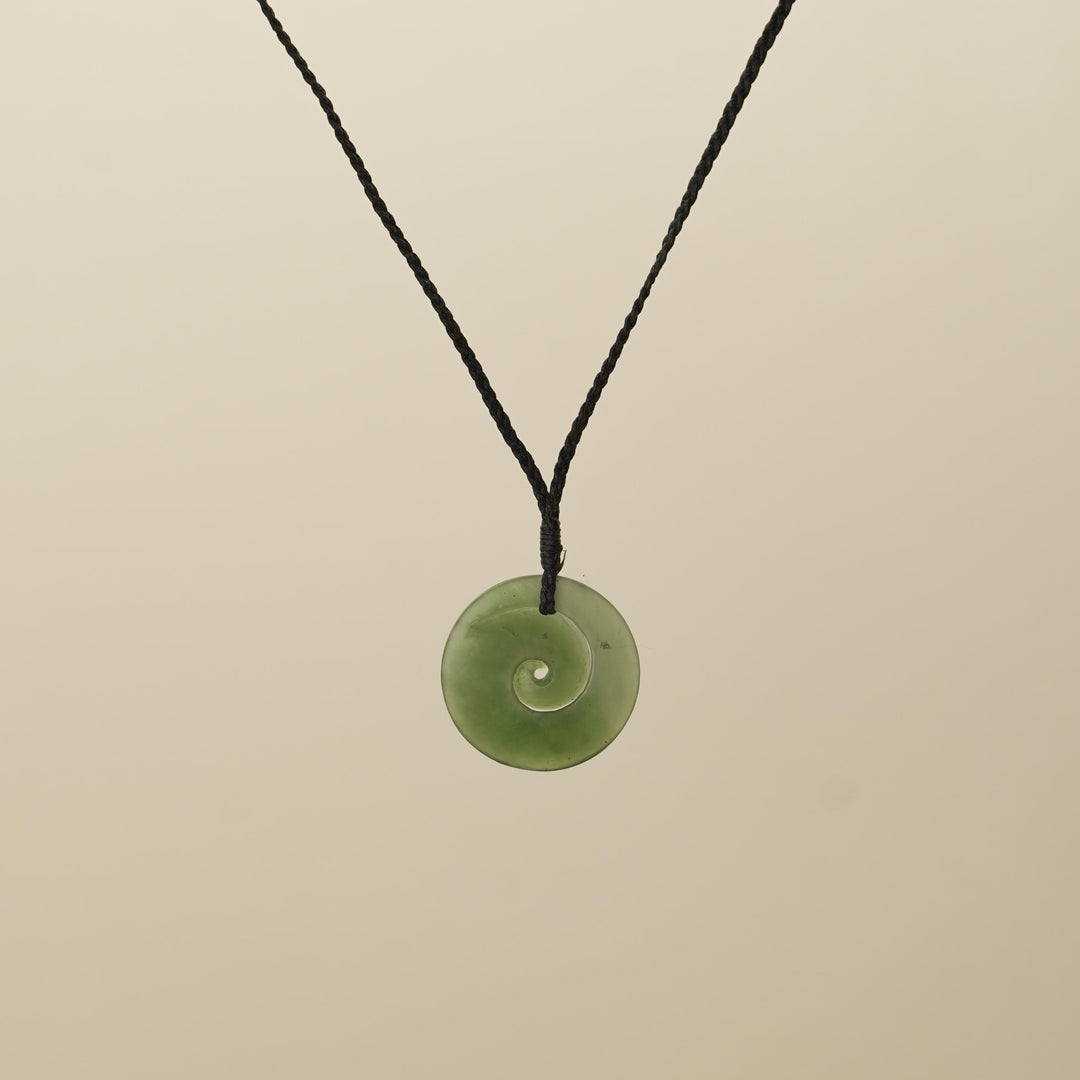 Inanga Small/Medium Koru Pounamu Pendant