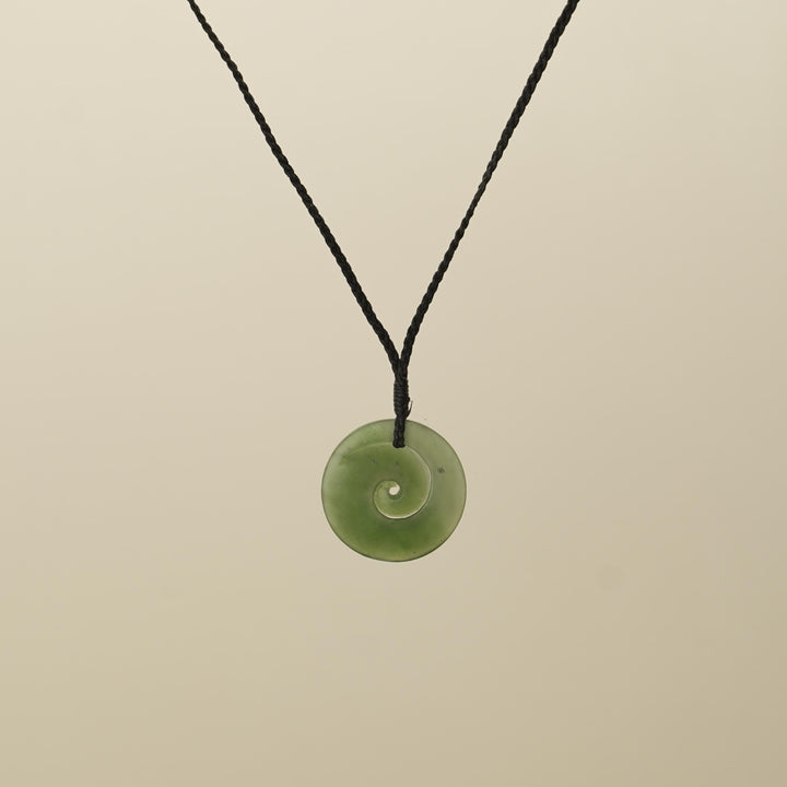Inanga Small/Medium Koru Pounamu Pendant