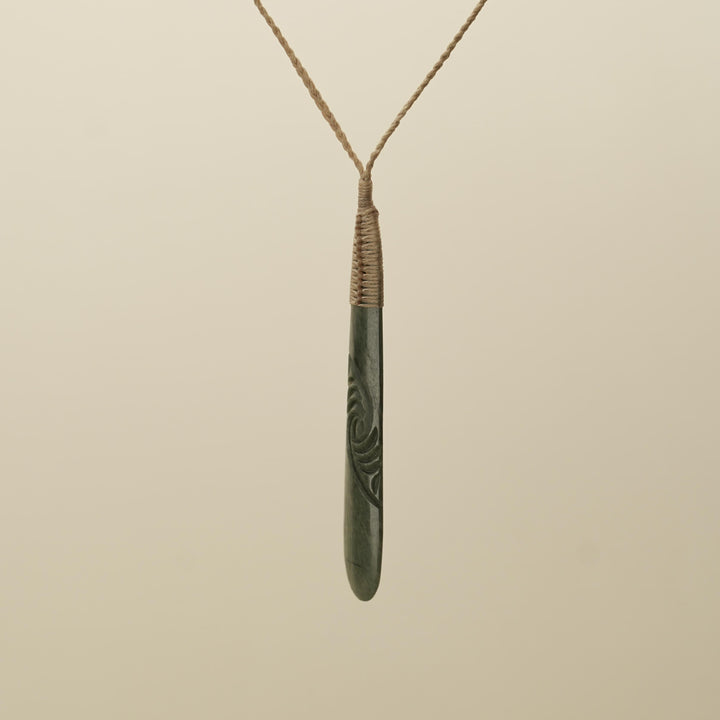 Roimata Whakarei Large Pounamu Pendant