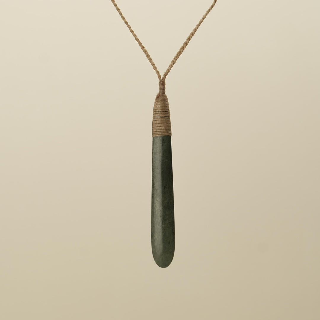 Roimata Whakarei Large Pounamu Pendant