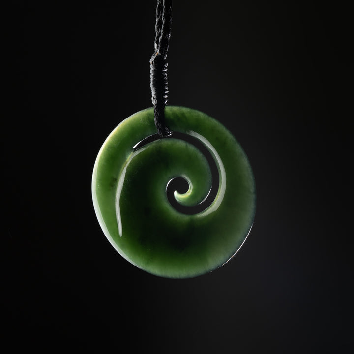 Large Greenstone Koru